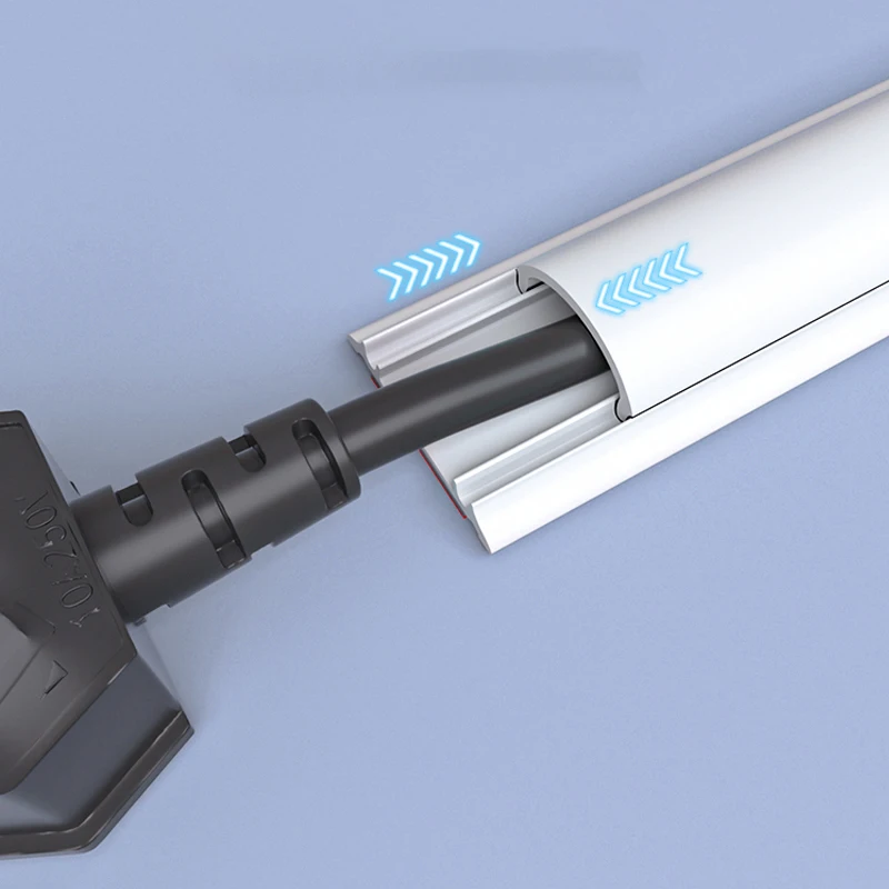 Generic Cord Cover SelfAdhesive Wire Hiders Half Cable Raceway To Hide